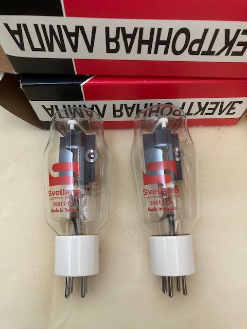 真空管 スベトラーナ SV811-10 SV811-3 | モノラルアンプの製作 真空管