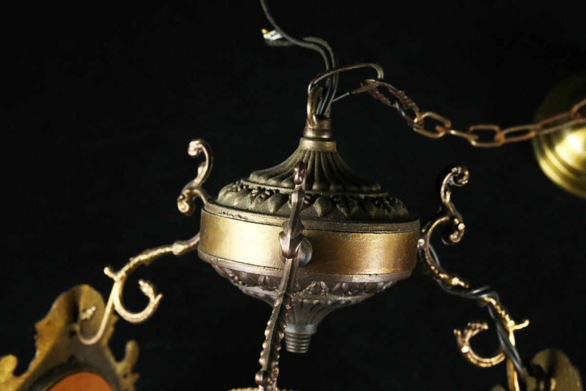 ペンダントライト : - 吊り下げ 真鍮 FLYMEe Factory CUSTOM SERIESBrass Pendant Light × Glass 吊り下げ照明 Stained ペンダント