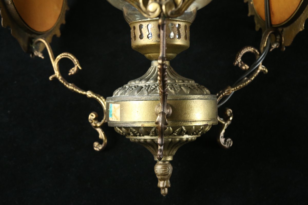 ペンダントライト : - 吊り下げ 真鍮 FLYMEe Factory CUSTOM SERIESBrass Pendant Light × Glass 吊り下げ照明 Stained ペンダント