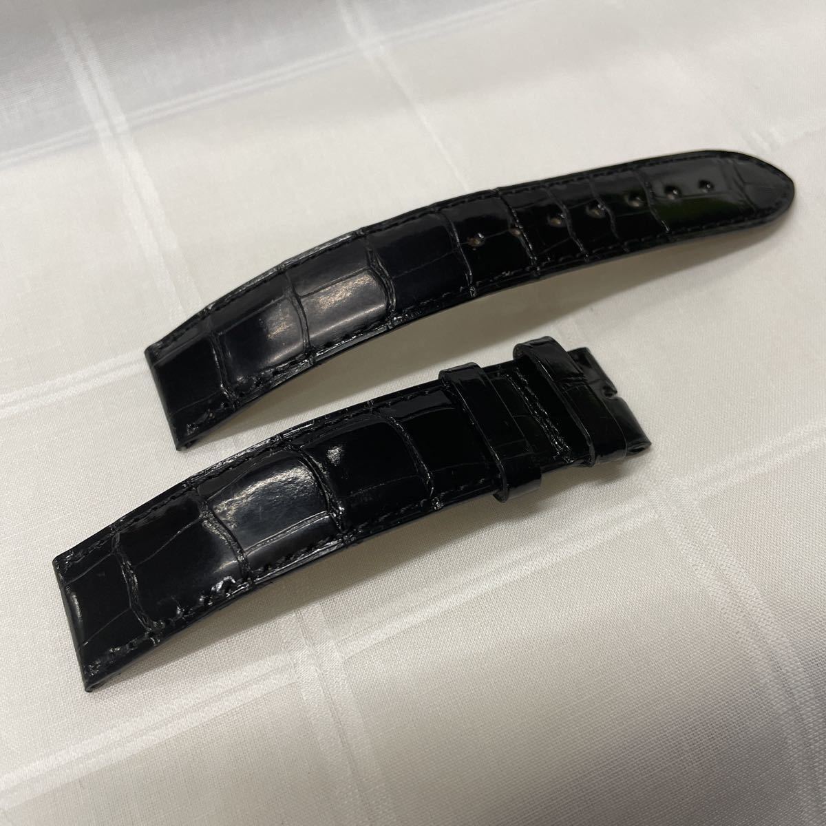 Cartier カルティエ純正 タンクアメリカン☆クロコダイルベルト18.5mm