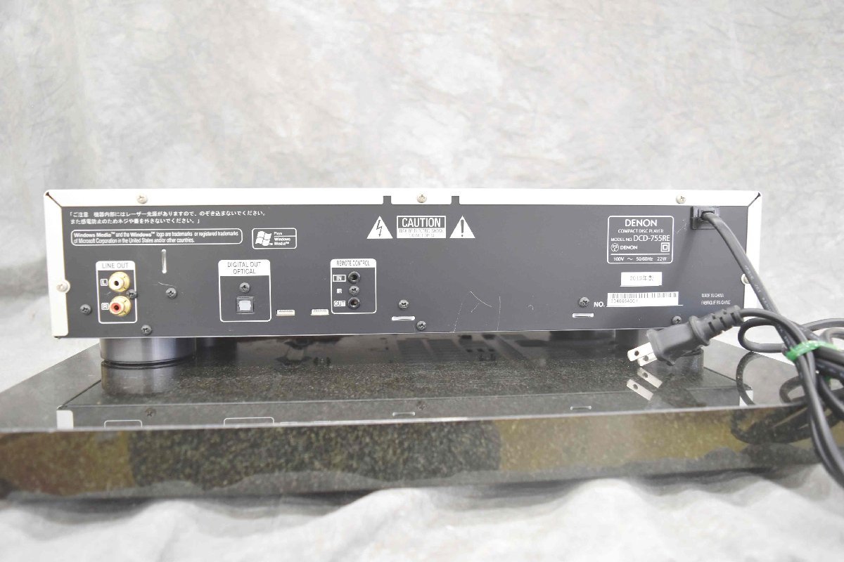 激安大特価，品質保証 F☆ DENON デノン DCD-755RE CDプレーヤー☆中古☆