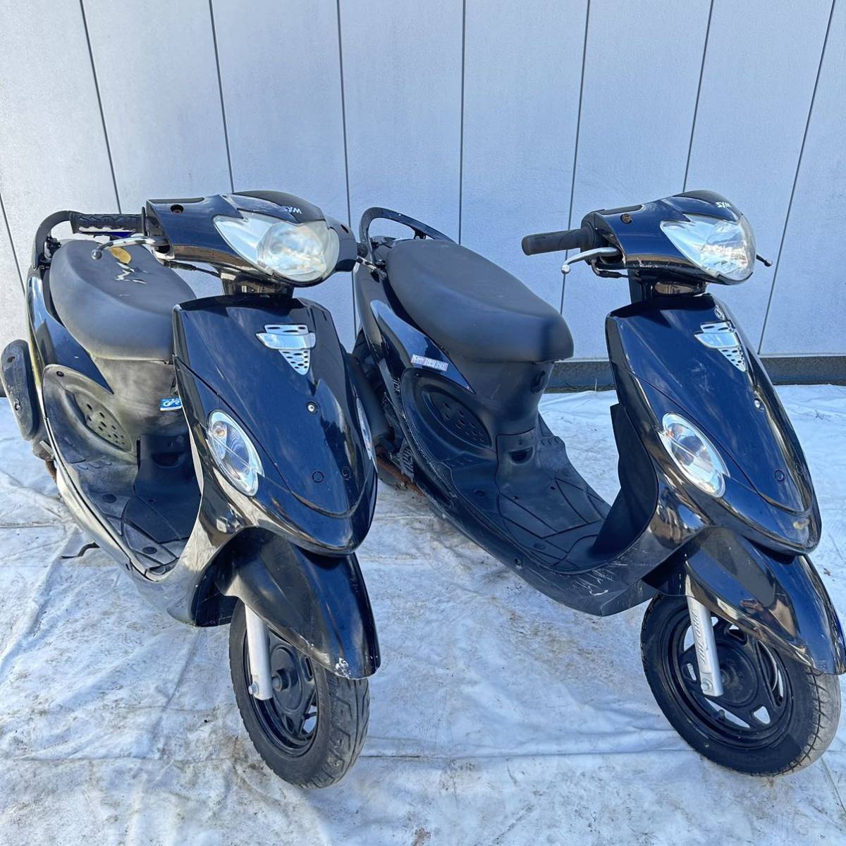 【数量限定，格安】 茨城 不動 現状 SYM 50 2台 レストアベース 部品取り ジャンク 2スト(50cc以下)｜売買されたオークション情報、yahooの商品情報をアーカイブ公開 - オークファン 50cc以下
