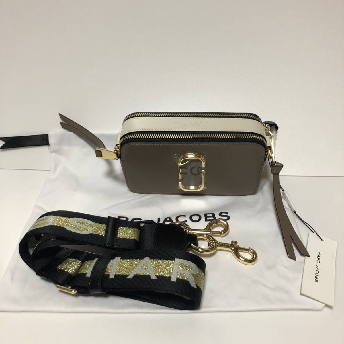 MARK JACOBS ショルダーバッグ スナップショット ブラック 新品 MARC 