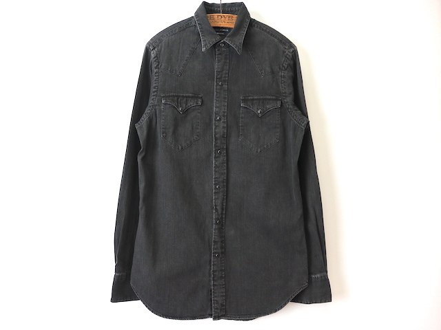 超スペシャル 90s ポロ ラルフローレン ウエスタンシャツ M ブラック 黒 90s Polo by Ralph Lauren ラルフローレン ブラック デニム ウエスタン