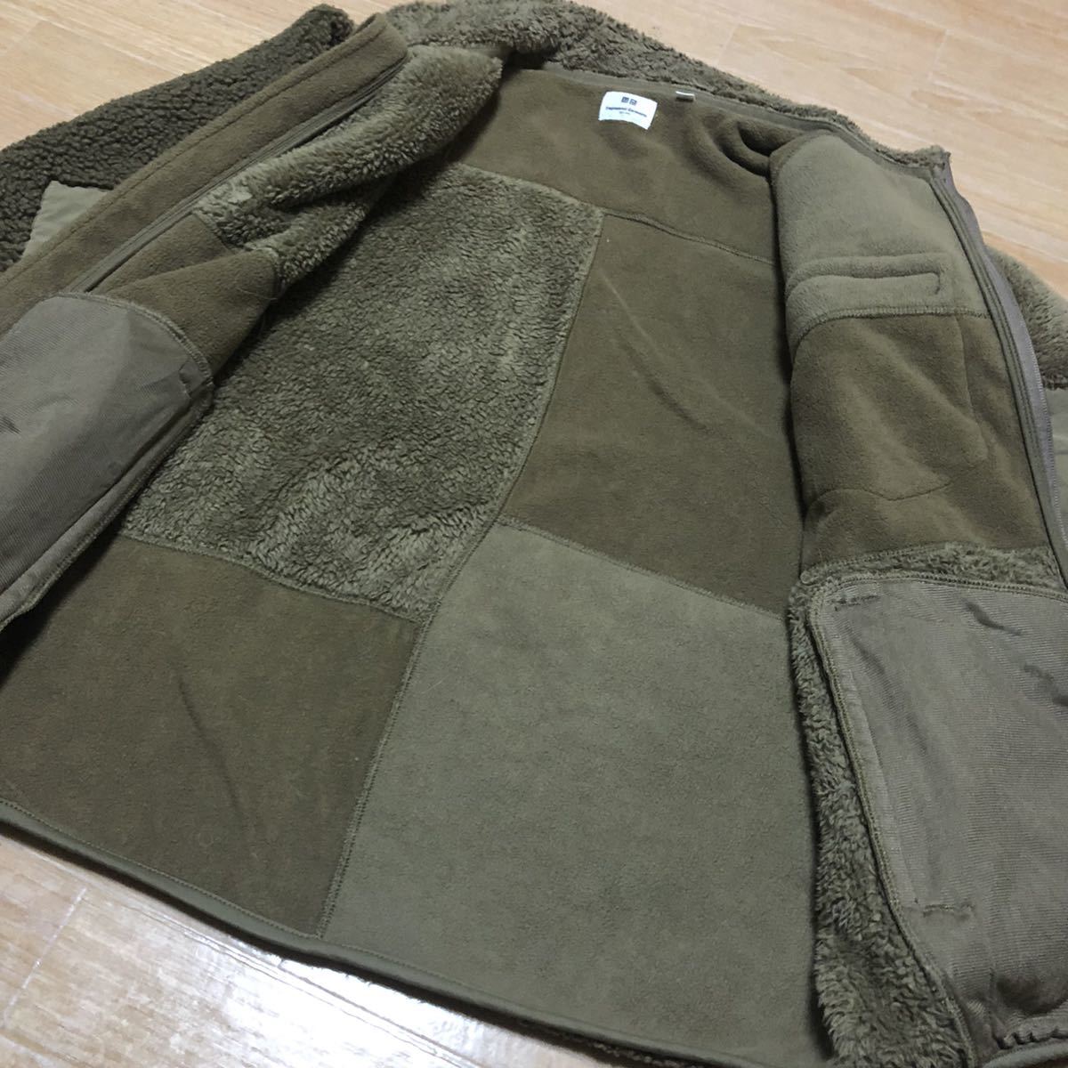良品 ユニクロ エンジニアドガーメンツ ボア フリース コヨーテ M ユニクロ ボア エンジニアドガーメンツ サイズＭ● ●良品 ガーメンツの秋冬は、４種類のフリース