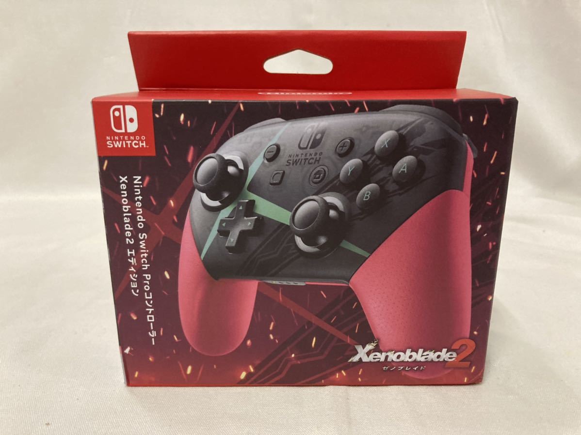 Switch Proコントローラー Xenoblade2 ジャンク品 028/972 Switch