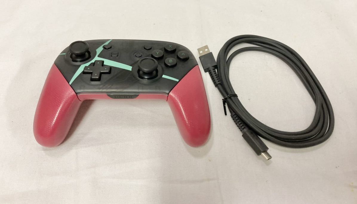 Switch Proコントローラー Xenoblade2 ジャンク品 028/972 Switch