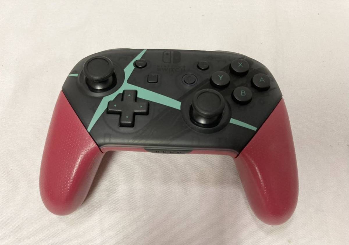 Switch Proコントローラー Xenoblade2 ジャンク品 028/972 Switch