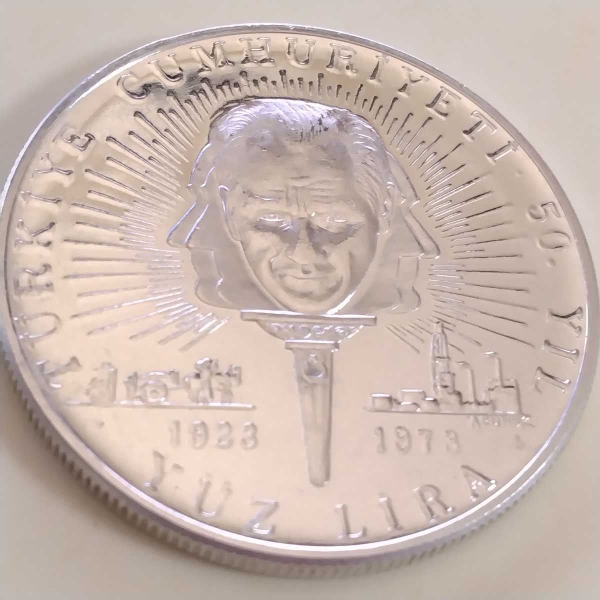 トルコ 0 - Turkey 1 Lira Yahoo!オークション 2 銀貨 2010年 トルコ