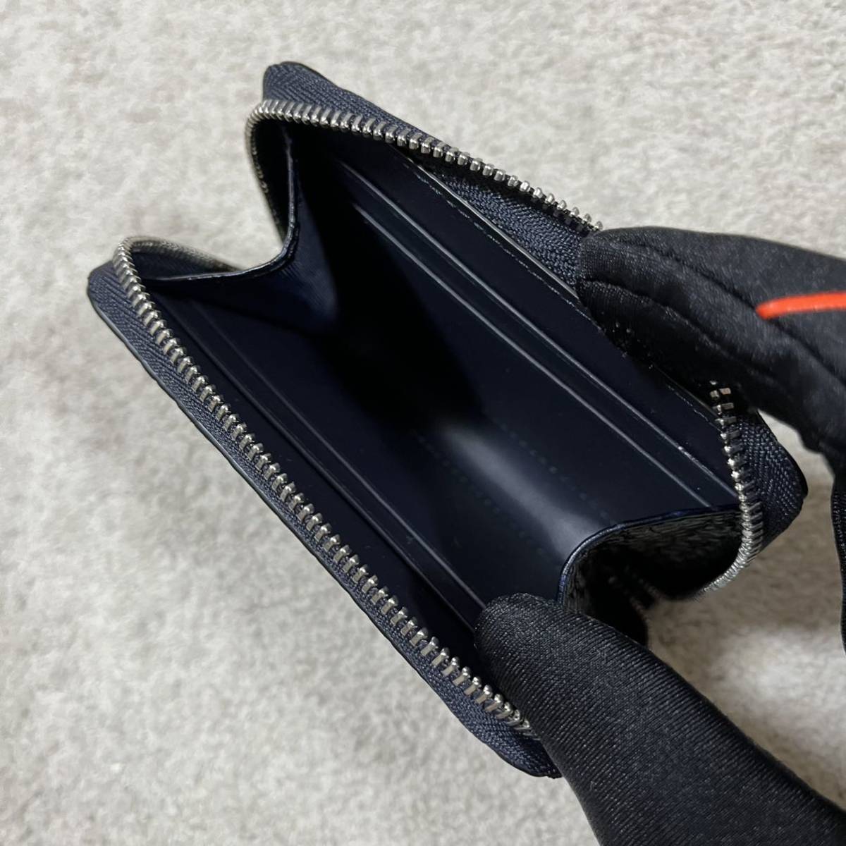 未使用品】 SMYTHSON スマイソン クロコ型押し カードケース 財布