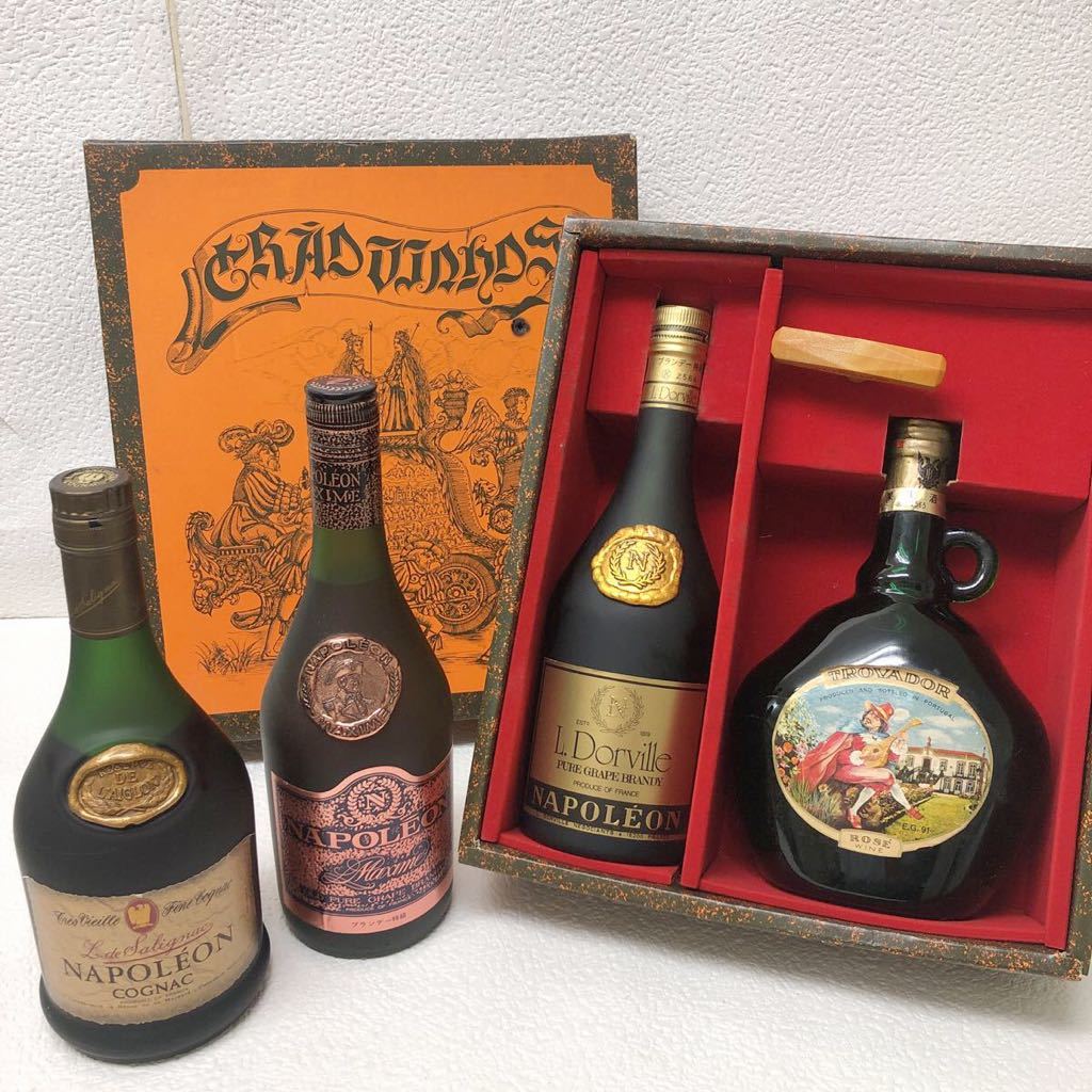  1105B コレクション整理 ナポレオン 4本セット NAPOLEON COGNAC / マキシム / ドービルピュア / トラバール 古酒 ブランデー(ブランデー)｜売買されたオークション情報、yahooの商品情報をアーカイブ その他