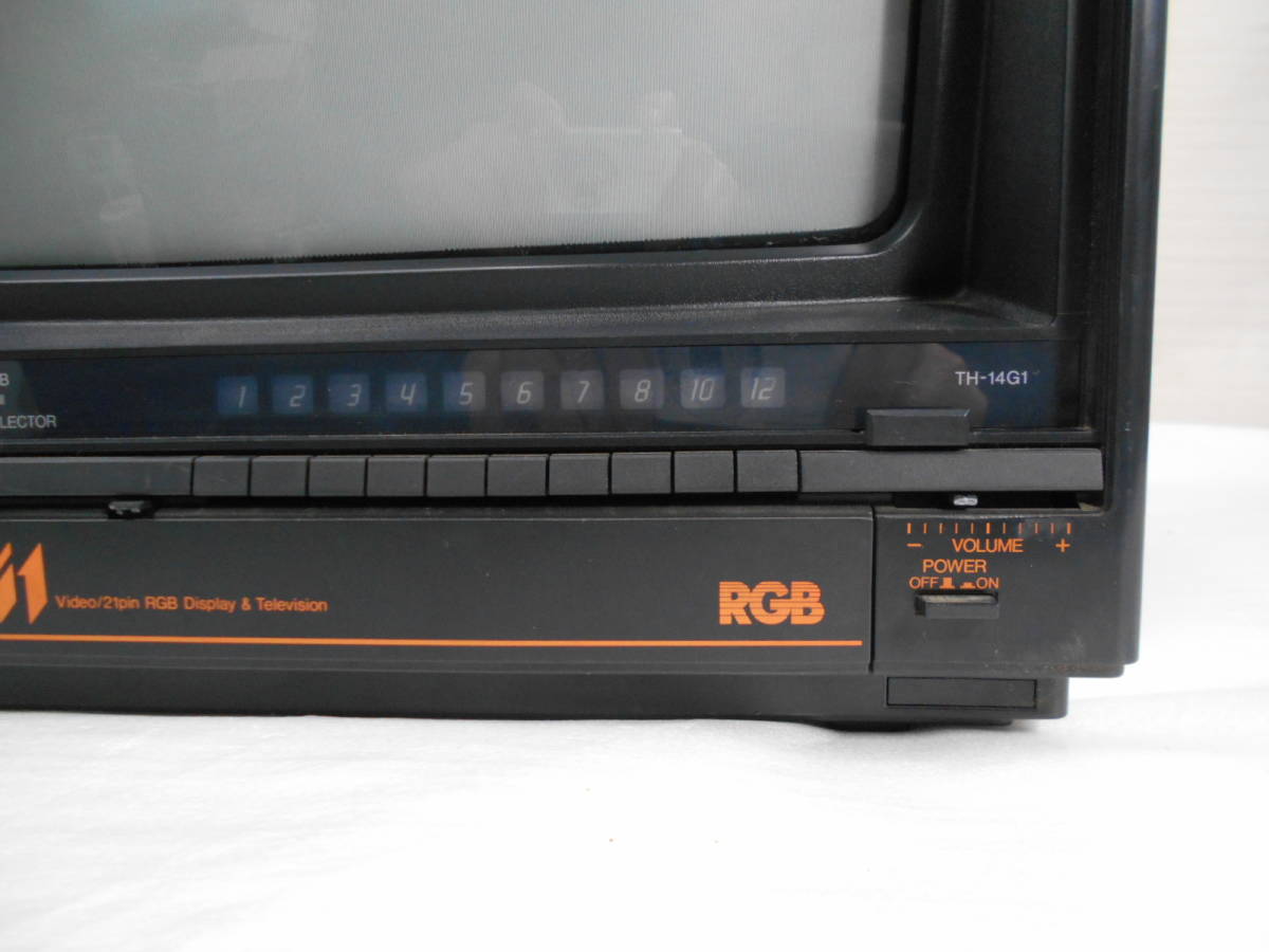 ◇ B11010 ◇ ブラウン管テレビ 「ジャンク品」 ナショナル RGB21P入力 