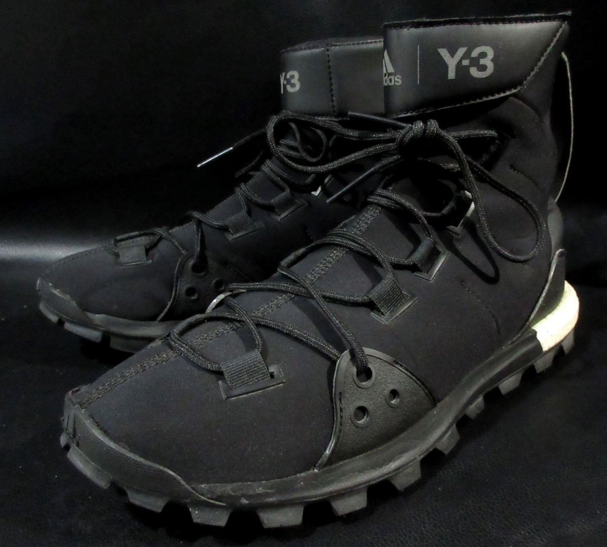 正規品，お得 定価58 850円 Y-3 ヨウジヤマモト アディダス adidas Sport TRAIL X Triple Black ハイカットスニーカー トレイルブーツ 黒 ブラック(その他)｜売買されたオークション情報、yahooの商品情報をアーカイブ 男性用