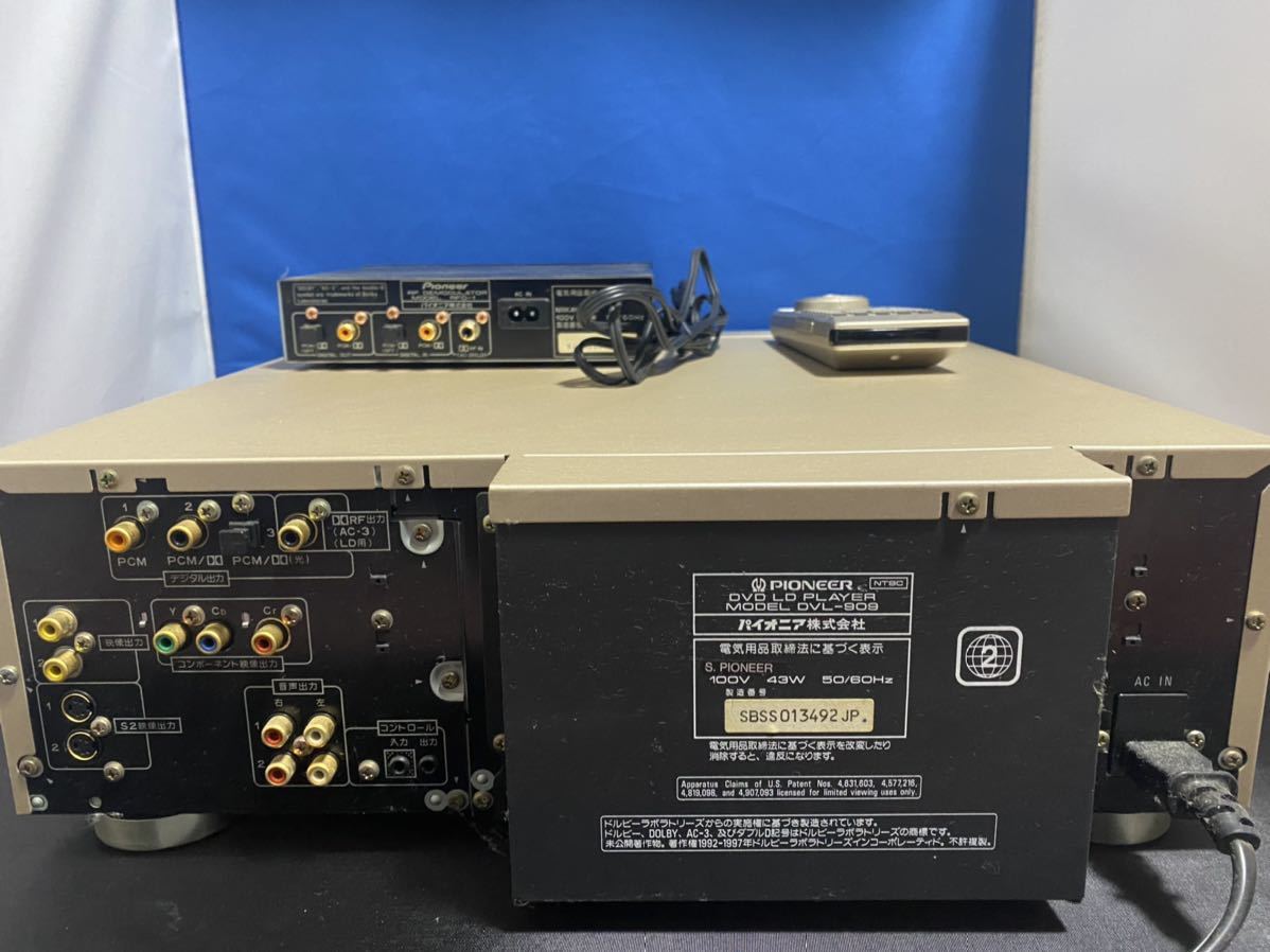 DVL-909 Pioneer | DVD パイオニア LDプレーヤー NTSC Gold LD Player