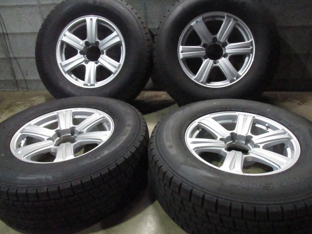 YK G075 265/70R17】スタッドレス【トヨタ FJクルーザー 純正ホイール