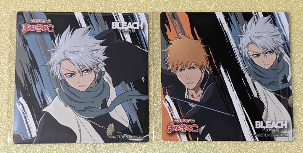 BLEACH】千年血戦篇 まねきねこコラボ カラオケ コースター(黒崎一護
