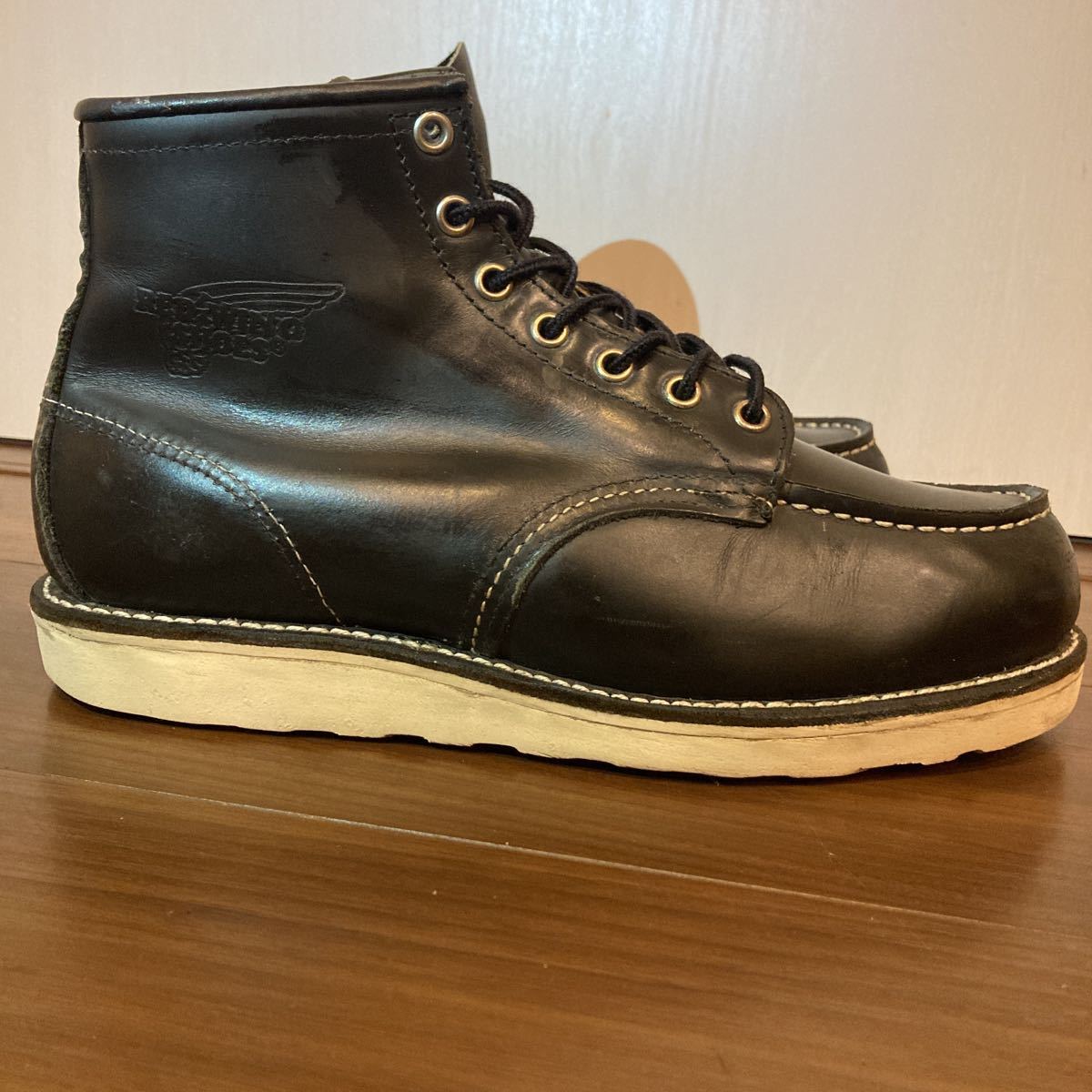 名品！アメリカ製！RED WING レッドウィング 8130 ブラック アイ 