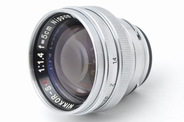 NIKKOR-S・C 5cm F1.4 ニッコール S・C ニコン S 用 日本光学 Nippon