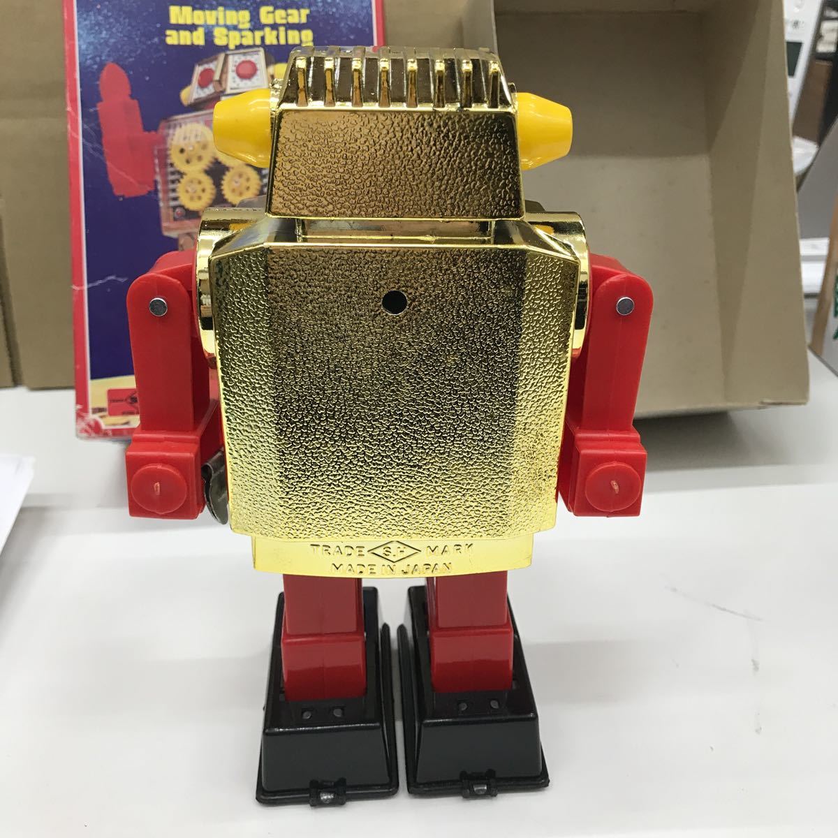 B/11【現状品】ニューゴールド ギヤロボット 当時物 昭和レトロ S.H