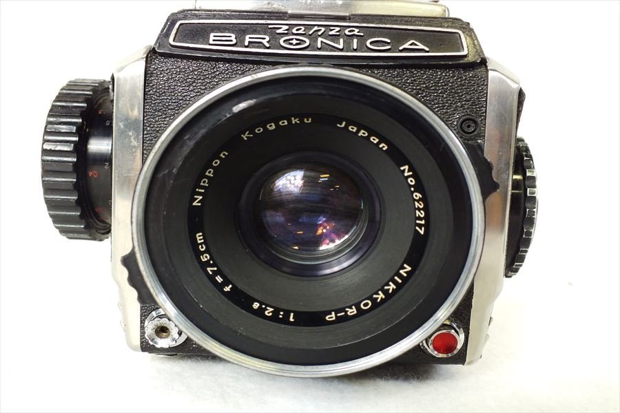 ◇ ZENZA BRONICA ゼンザブロニカ 不明 中判カメラ 1:2.8 7.5cm 中古