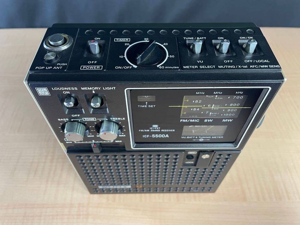 SONY スカイセンサー ソニー ICF-5500 3バンド ICF-5500A ラジオ 3