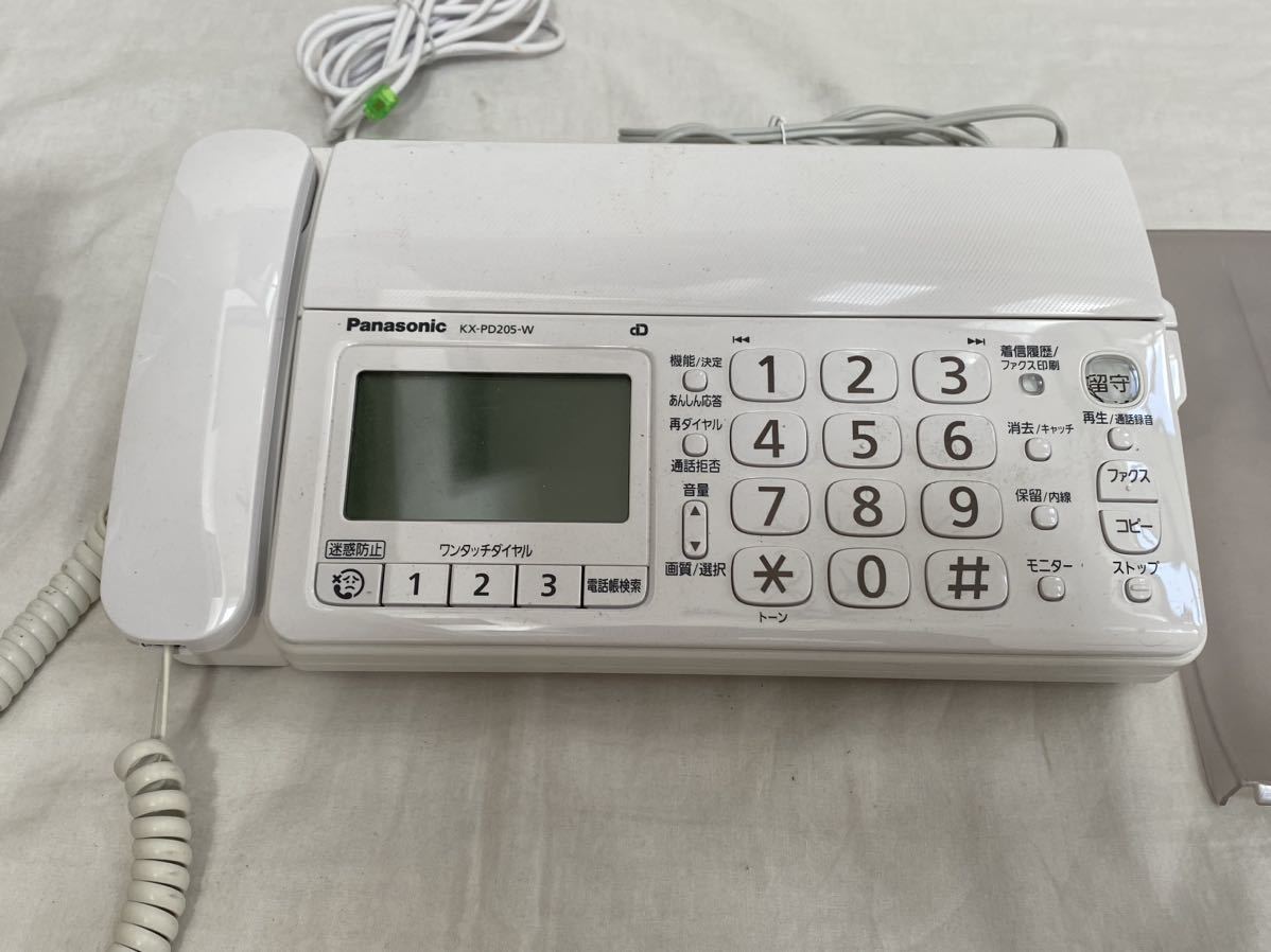 固定電話 fax ファックス 子機 Panasonic パナソニック KX-FKD404-W KX