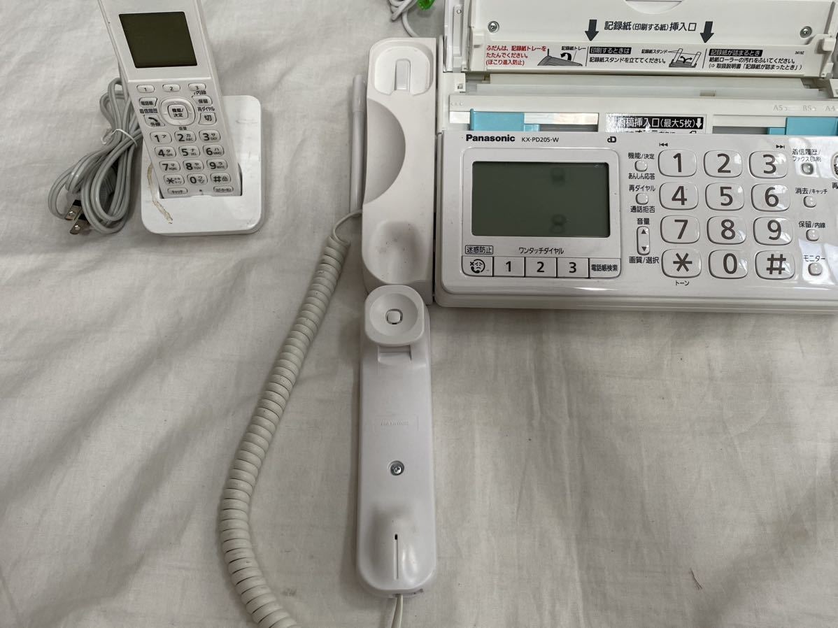 固定電話 fax ファックス 子機 Panasonic パナソニック KX-FKD404-W KX