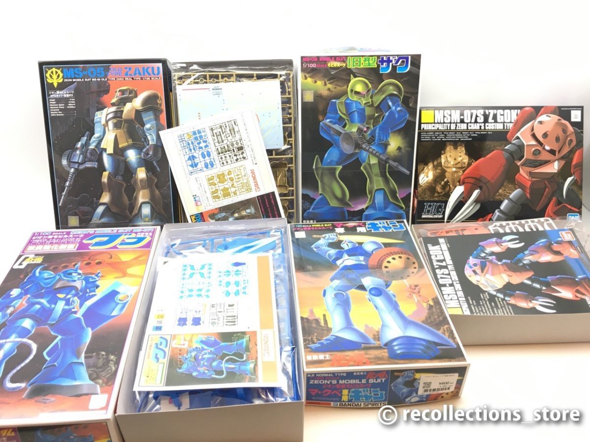 ガンプラ ガンダム プラモデル 未組み立て4点 ガンプラ ガンダム