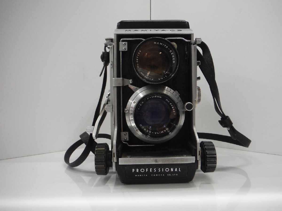 ☆マミヤ MAMIYA 二眼レフカメラ C3 動作未確認 ジャンク品【中古