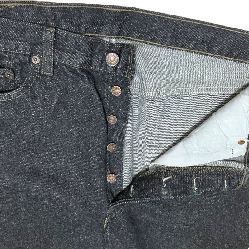 ほぼデッドストック 90s Levi’s 501先染めブラックW36 L36 90's Levi's 501 先染めブラックデニムパンツ USA製 W30【0521A49