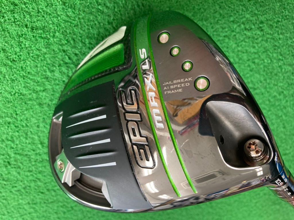 美品 キャロウェイ EPIC MAX LS ドライバー 10.5° 三菱 TENSEI CK Pro ORANGE 50S ヘッドカバーあり レンチあり