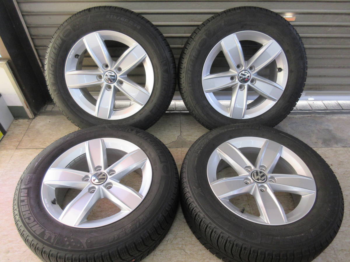 ＆ VW純正アルミ付き 215/60R16 6.5J×16 H2 112×5穴