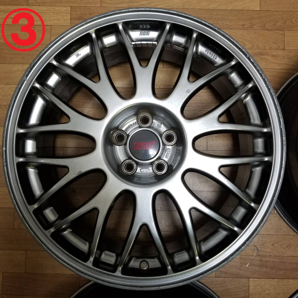 STI 希少品！ BBS RG386 STi スバル純正OP FORGED 鍛造 軽量
