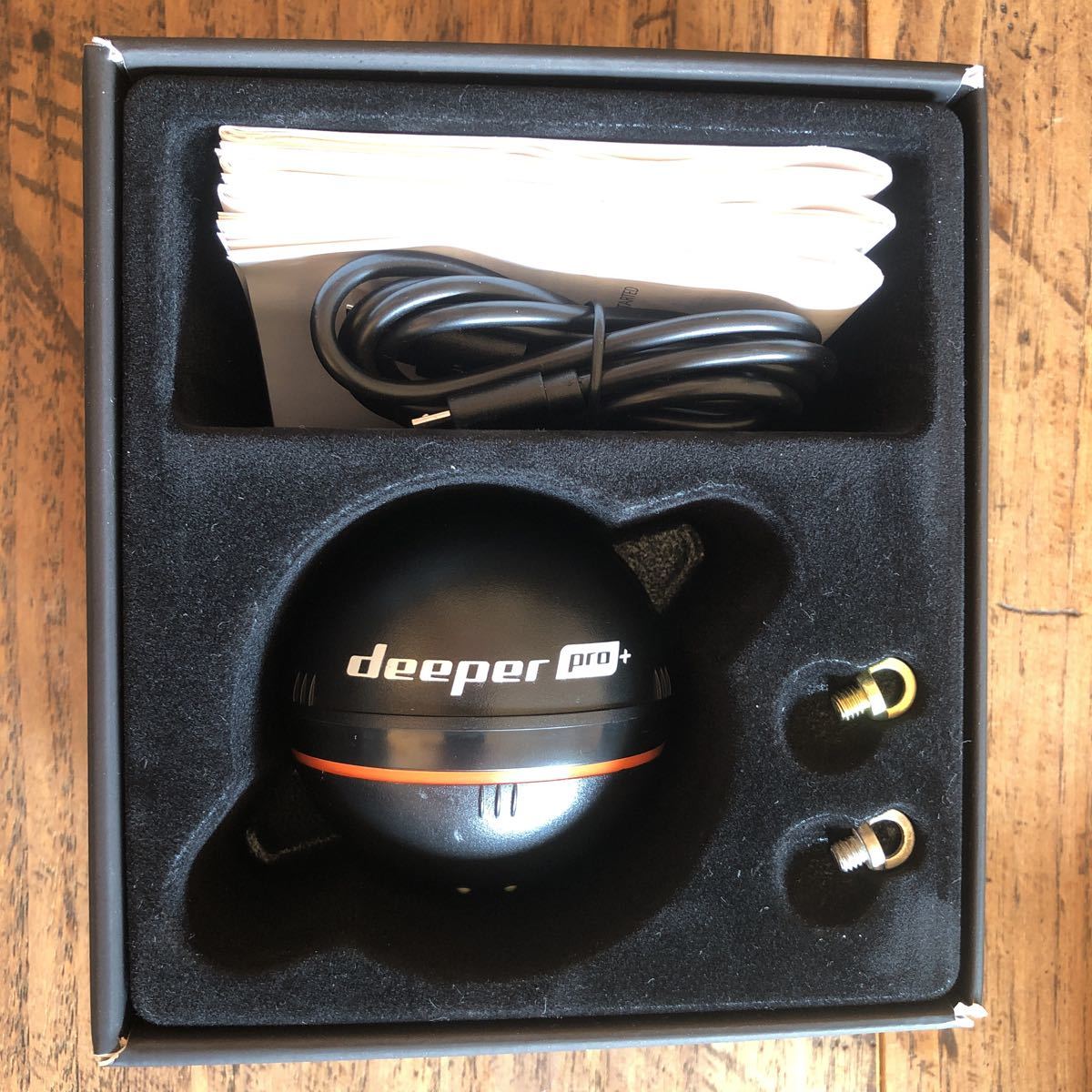 良品）Deeper Pro+ GPS魚群探知機(Wi-Fi + GPS) Wireless smart sonar 