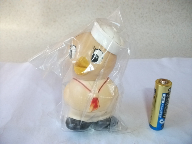 非売品 希少 レア 当時物 神奈川相互銀行 トリ 鳥 貯金箱 ソフビ 