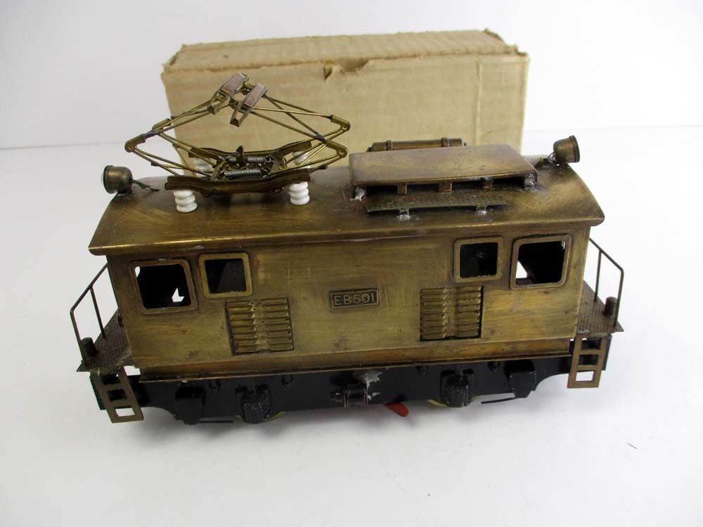 新作登場，定番 カツミ 1950年代製 Ｏゲージ EB501 KTM 電気機関車 箱付き 真鍮製 未塗装完動品 長さ約20cm(Oゲージ)｜売買されたオークション情報、yahooの商品情報をアーカイブ公開 - オークファン Oゲージ