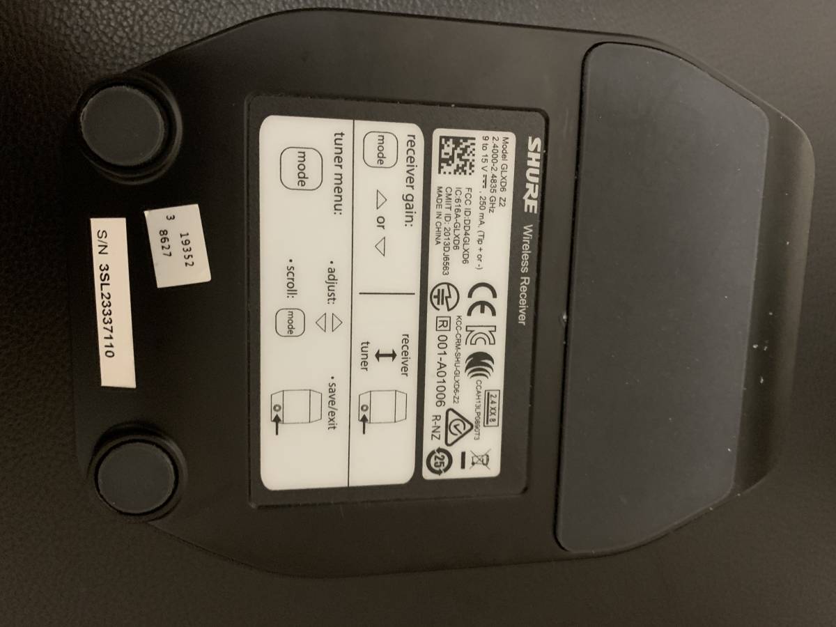 SHURE GLXD16 オヤイデケーブル付き 良品_4