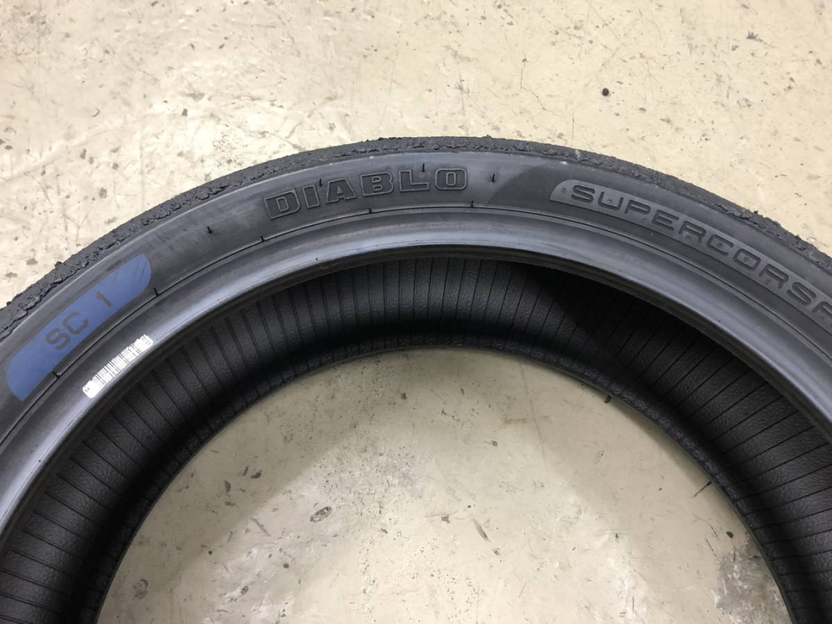 ピレリ スーパーコルサV3 180/60-17 SC1 約1時間使用 ピレリ SC1 V3 0 (