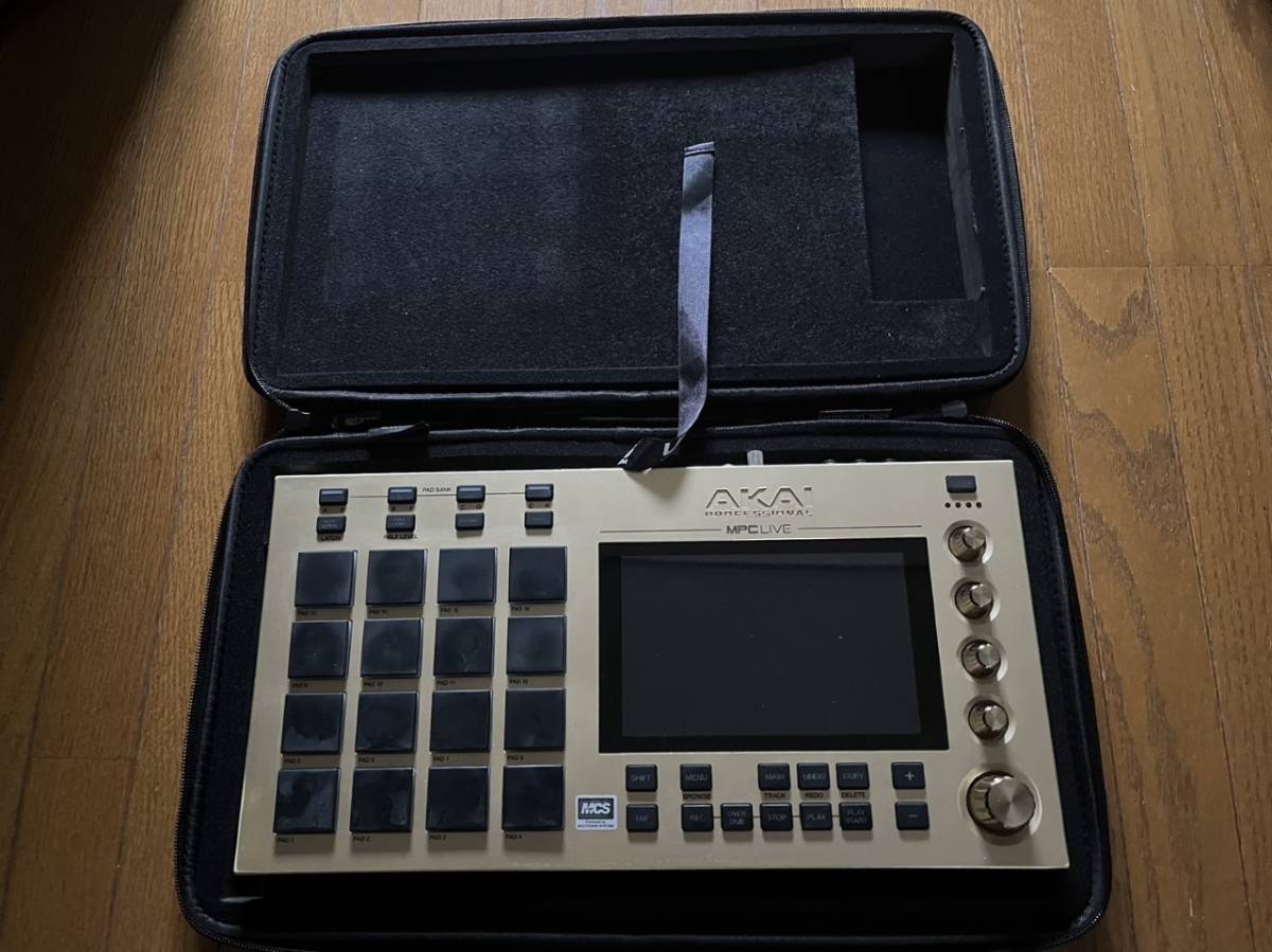 AKAI MPC LIVE limited edition Gold｜サンプラー