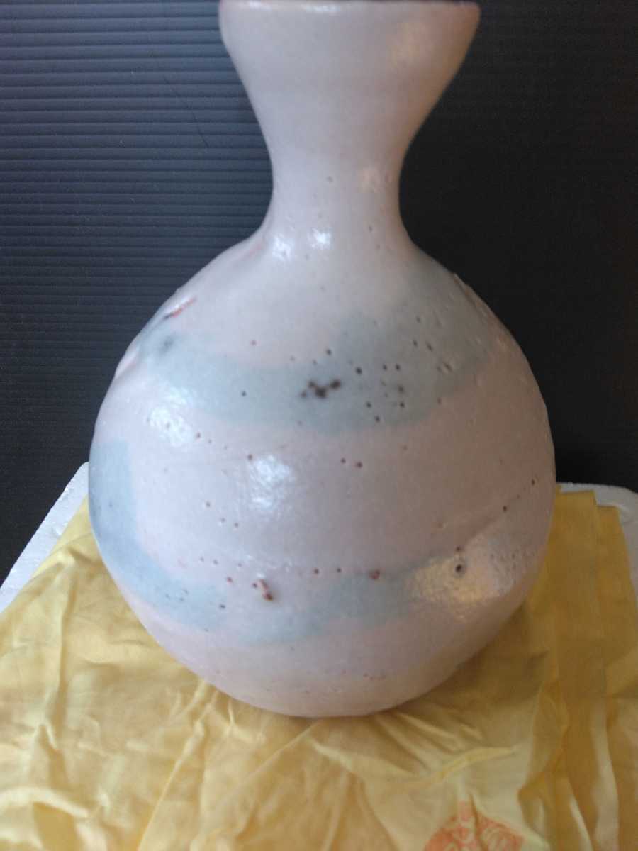 難有）美濃の作家 林 正太郎さん作品 志野焼 志野壺になります。