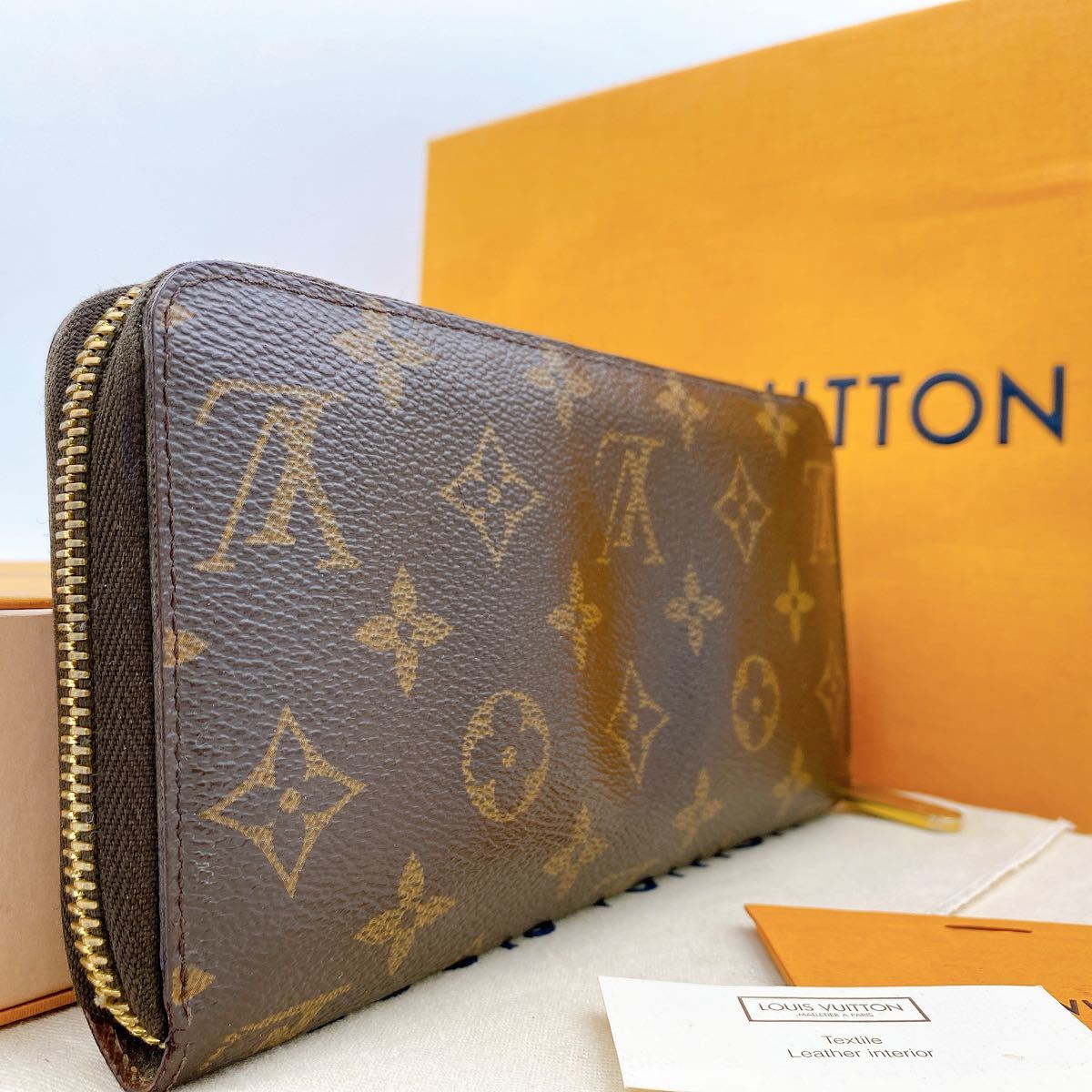 A1003【美品】LOUIS VUITTON ルイヴィトン モノグラム ジッピー  