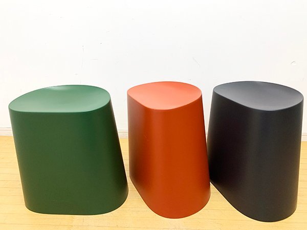 無印良品 スタッキングスツール 4脚セット レンガ グリーン