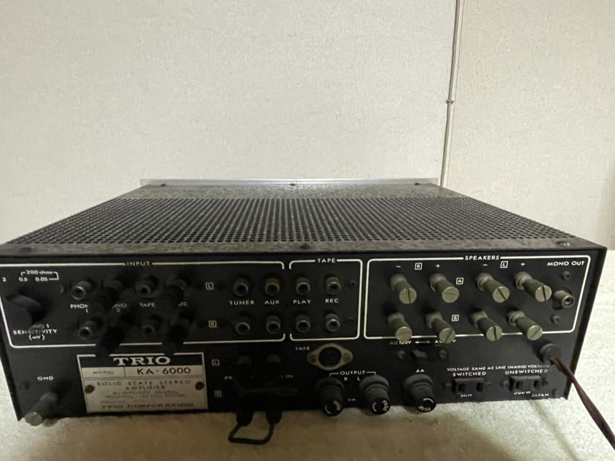 TRIO kT-7000KA-6000 プリメインアンプ、ジャンク品 Yahoo