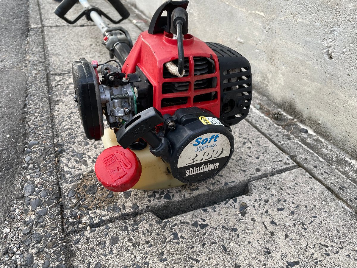 簡易整備☆動作確認済み☆新ダイワ 刈払機 R2400-S 新品刃1枚セット 