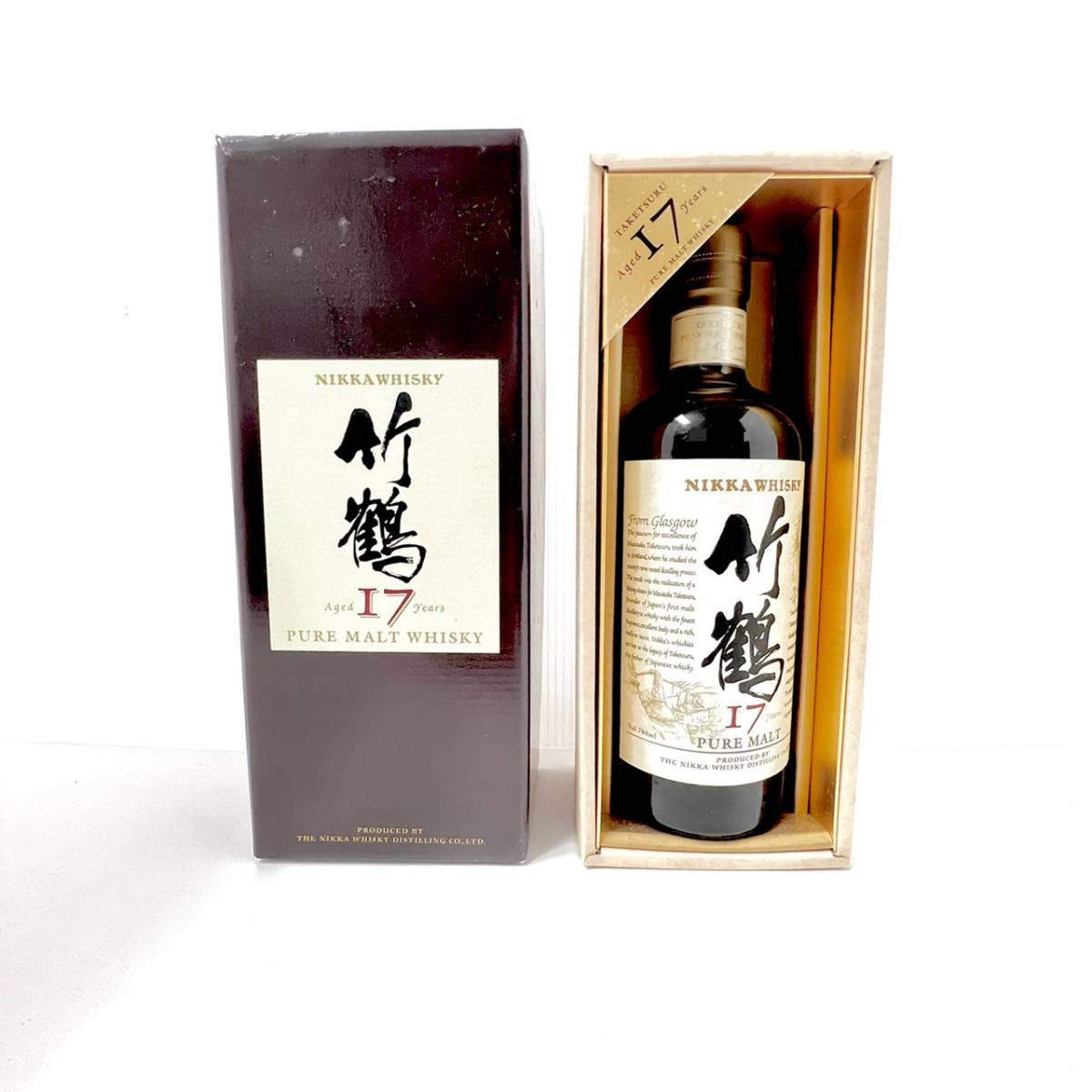 8085/【未開栓】竹鶴 17年 NIKKA WHISKY TAKETSURU PURE MALT ピュア