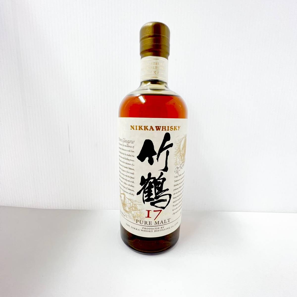 8085/【未開栓】竹鶴 17年 NIKKA WHISKY TAKETSURU PURE MALT ピュア