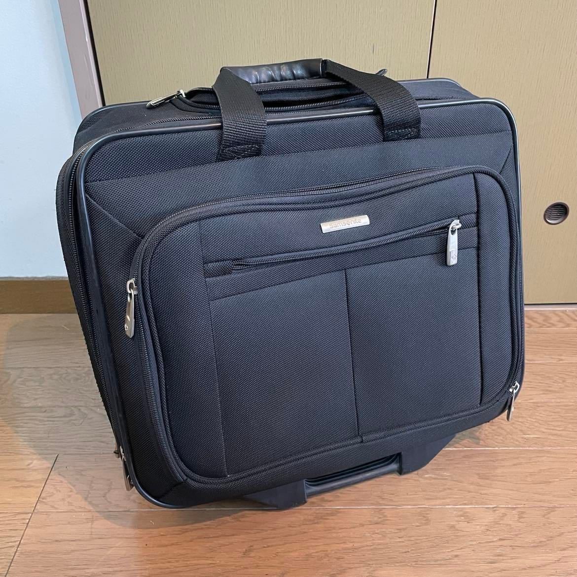 Samsonite ホイール キャスター付き キャリーケース ビジネス サムソナイト 飛行機内持込可 出張 ビジネス 旅行鞄 黒