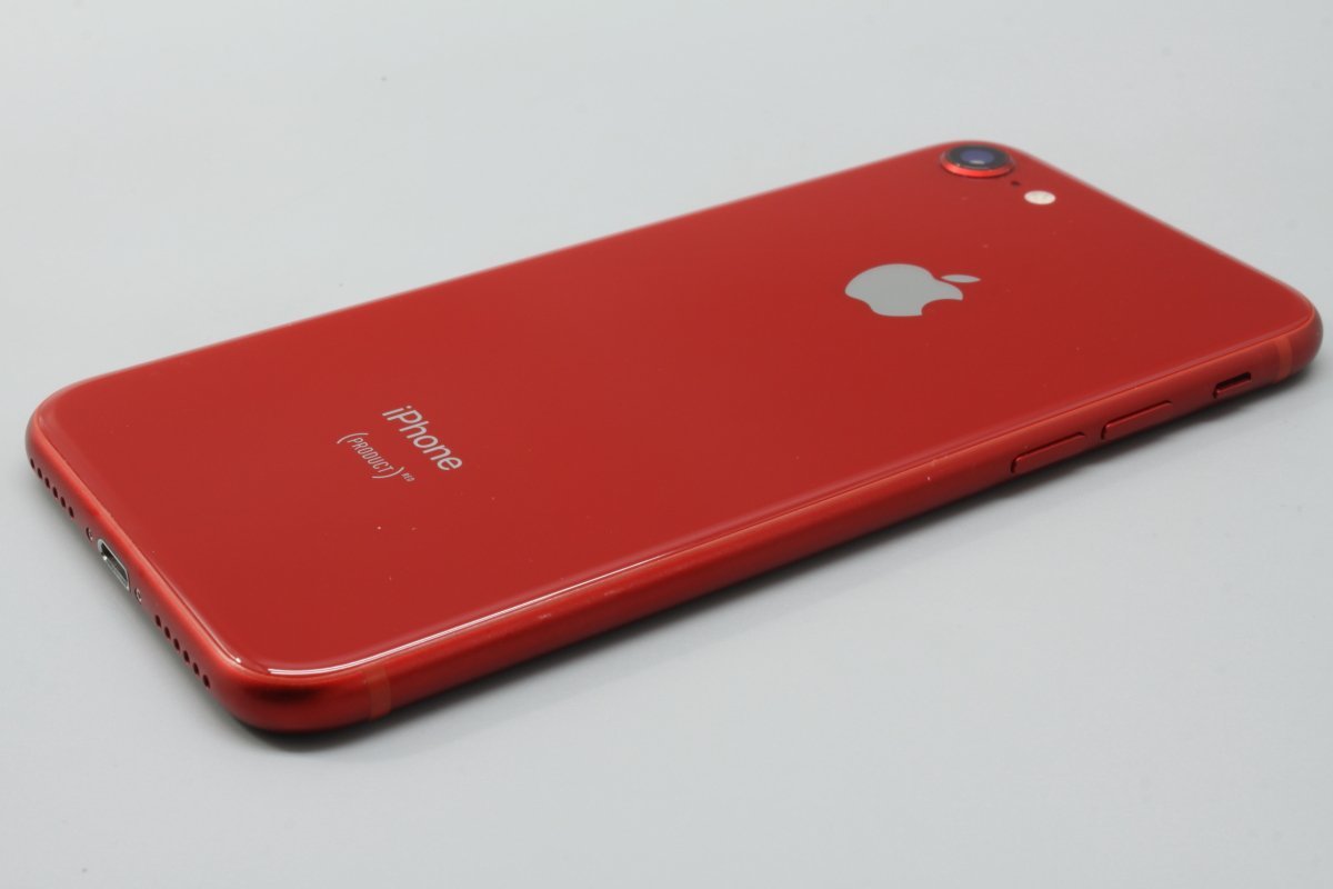 Apple iPhone8 64GB (PRODUCT)RED A1906 MRRY2J/A バッテリ82%□au
