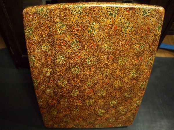 座卓 | 津軽塗 唐塗 津軽塗たなか 折り畳み 羽角ケリ足 唐草 小林漆器
