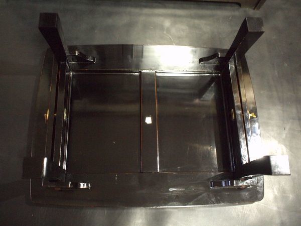 座卓 | 津軽塗 唐塗 津軽塗たなか 折り畳み 羽角ケリ足 唐草 小林漆器